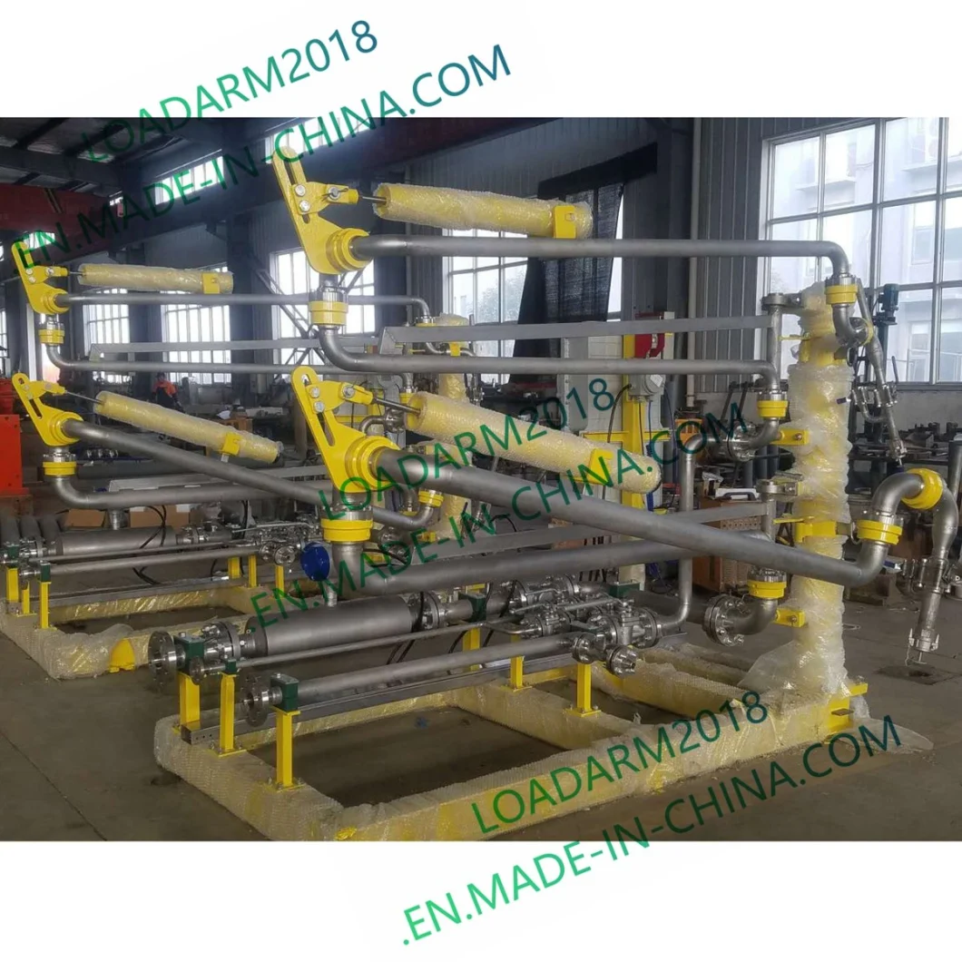 Fuel Oil Refined Diesel Aluminum Top and Bottom Truck Liquid Loading Arm for Movable Top Loading Skid-Mounted System