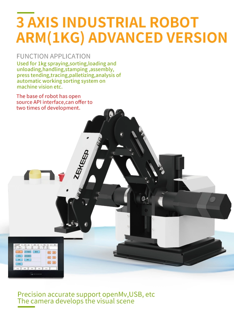 3042b a Fully Automatic Robotic Arm That Helps with Loading and Unloading in The Food Industry and Palletizing Products