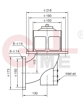 Glme 4" Fuel Tanker Emergency Foot Valve