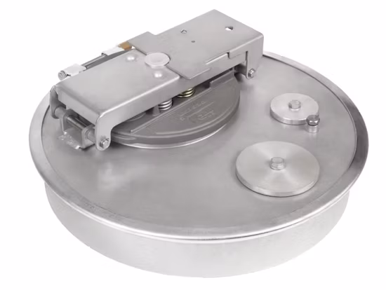 Couvercle de trou d'homme de camion-citerne rond en aluminium de 20 po (C801A-560)