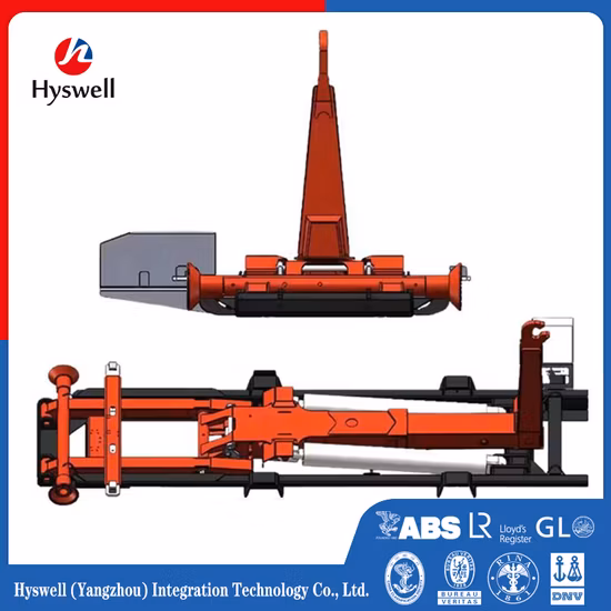 Poubelle de levage amovible Bras de crochet amovible Chargement des ordures Véhicule de transport Système hydraulique de camion Pièces de camion