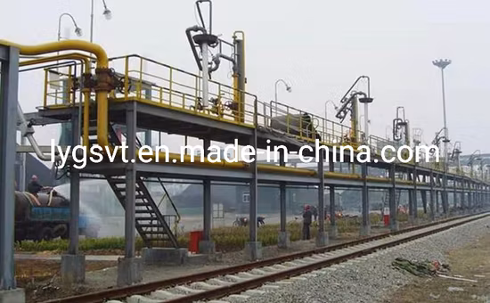 Bras de chargement supérieur pour le chargement pétrochimique de camion-citerne
