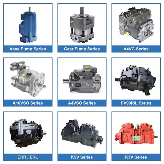 Parker Denison Yuken PV2r Vickers Tokyo Keiki Tokimec Kcl V20f 45V60A 35V35A GPL simple/double pompe hydraulique rotative à palettes coulissantes sous vide